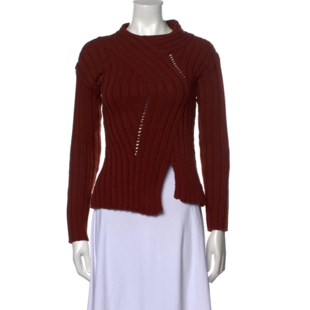 Cult Gaia Mock Neck Sweater